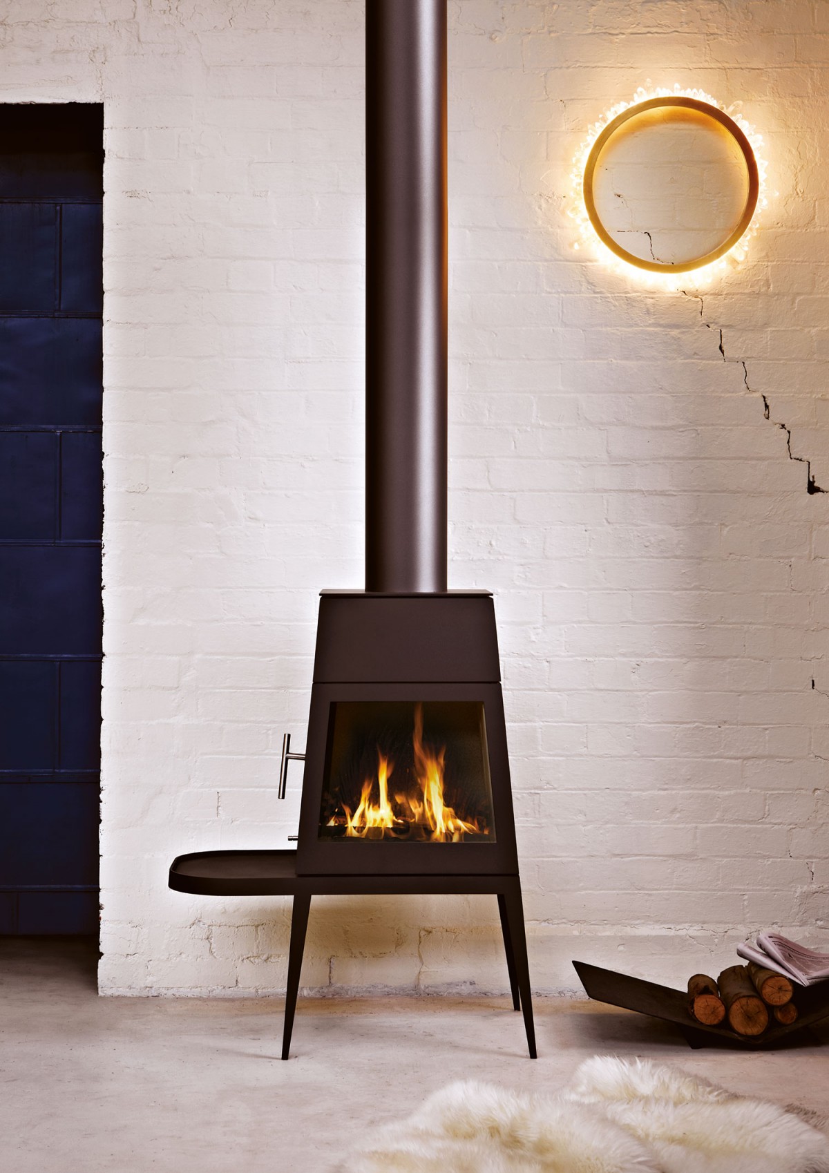 Shaker Fireplace Beautiful Shaker Wood Stove by Antonio Citterio