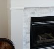 Shaker Fireplace Elegant White & Marble Fireplace the Makeover Details Satori