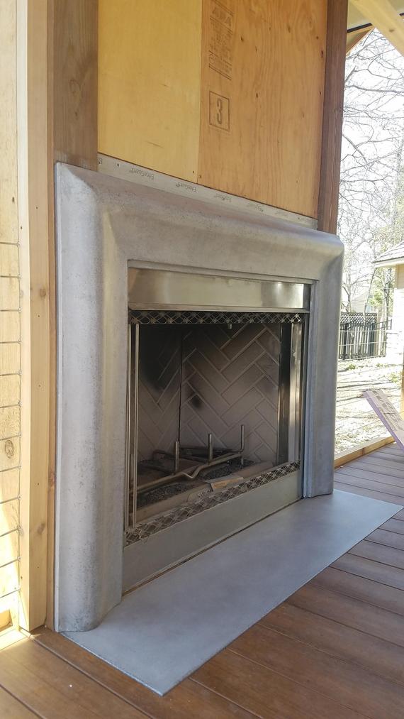 Shaker Fireplace Fresh Fireplace Surround Concrete
