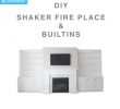 Shaker Fireplace Lovely Build Buleprints for A Shaker Style Fireplace Cabinets and Bookshelves