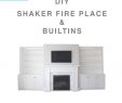 Shaker Fireplace Lovely Build Buleprints for A Shaker Style Fireplace Cabinets and Bookshelves