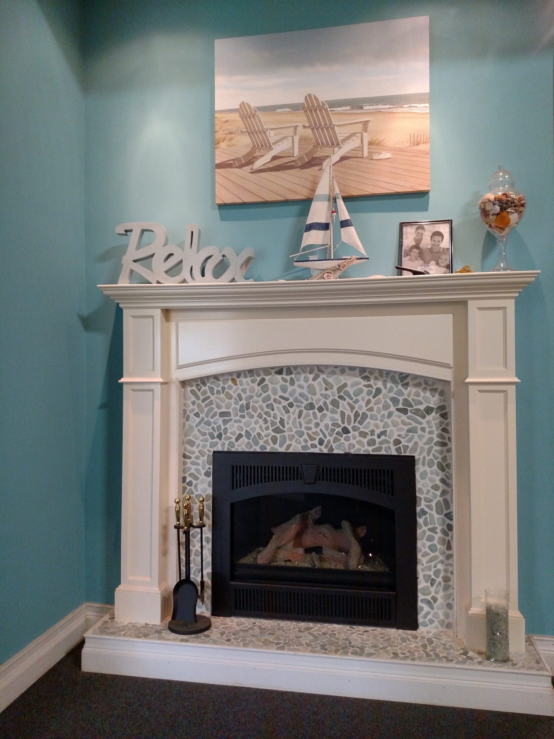 Custom Made Mantelpieces LI Custom Wood Fireplaces Long Alcamo 1