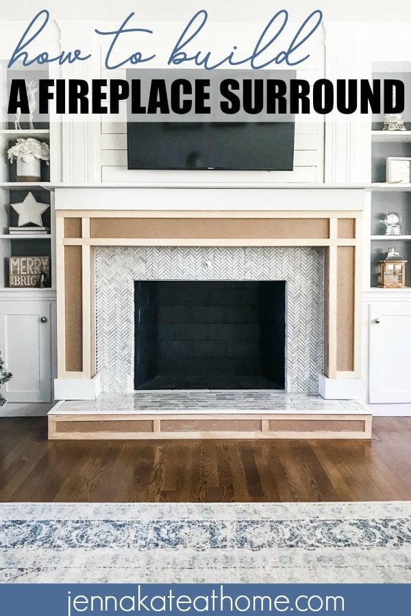 Shaker Fireplace Unique How to Build A Fireplace Surround Jenna Kate at Home