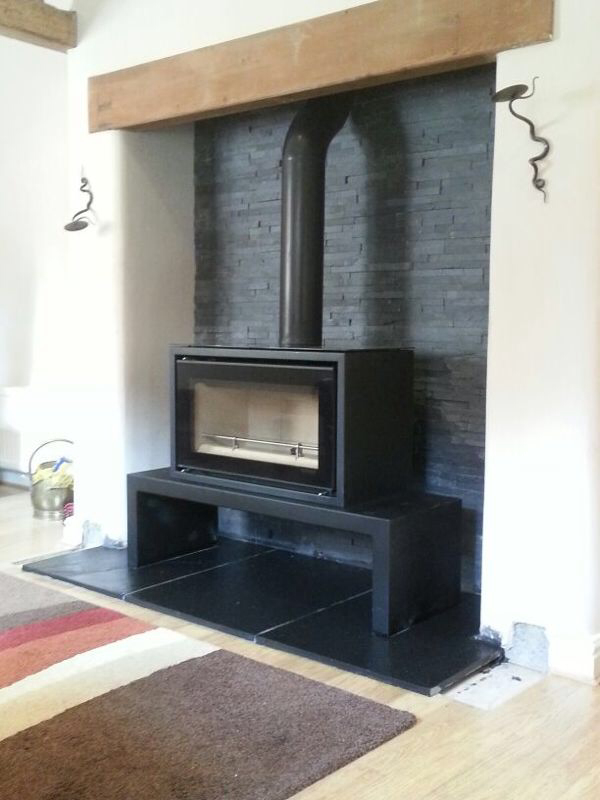 Slate Tiles for Fireplace Best Of Freestanding Fireplaces