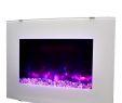 Wall Mounted Natural Gas Fireplace New Swan Curved Wall Mounted Electric Fire White Pebble