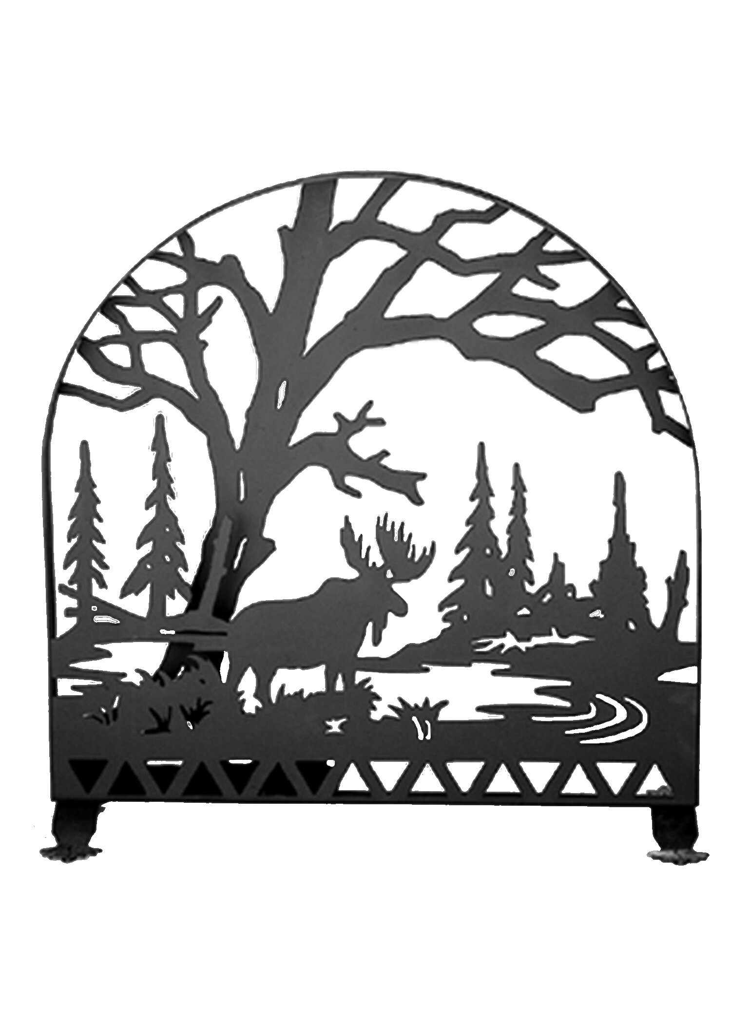 Wayfair Fireplace Screen Awesome Moose Creek Single Panel Fireplace Screen